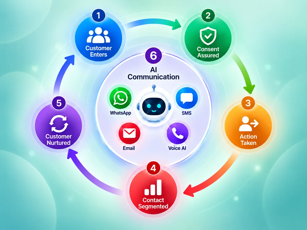 Customer Communication — how the system works